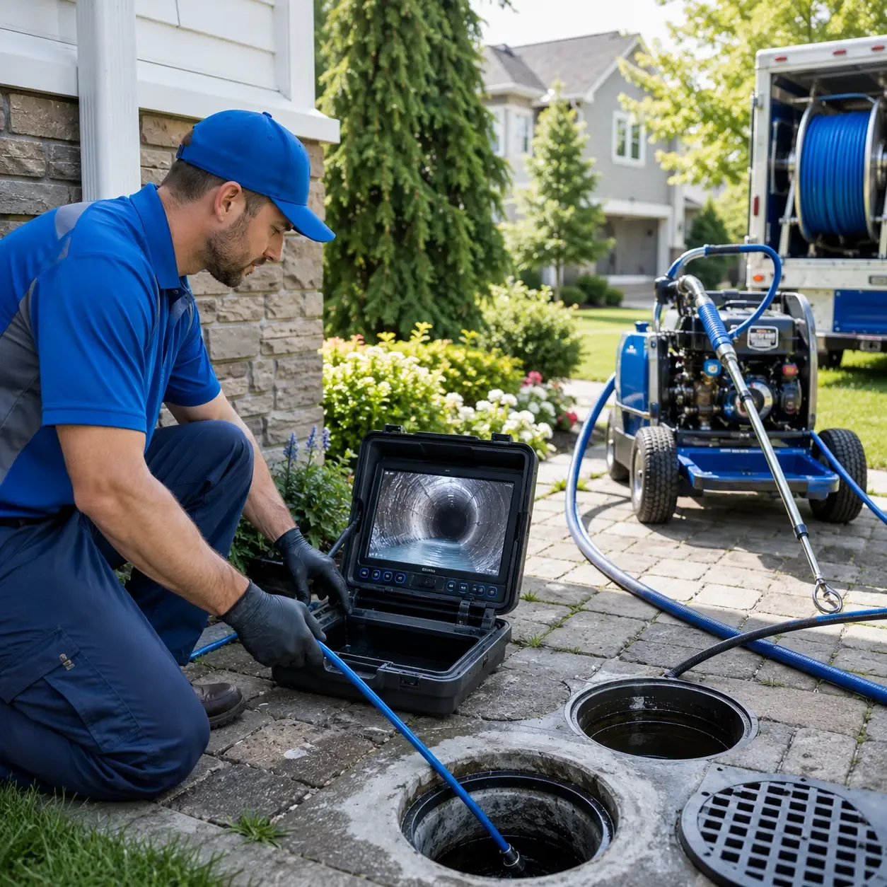 Outdoor drain cleaning professionals serving Rio, IL