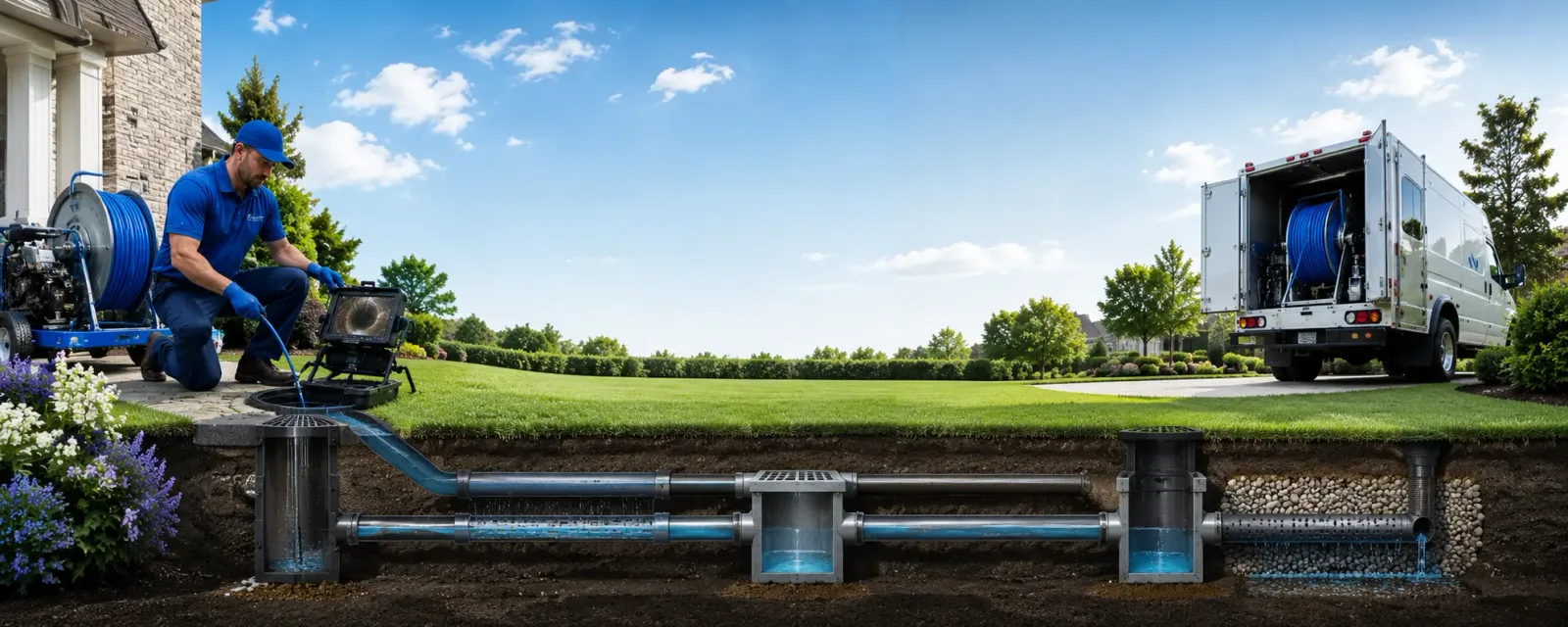 Outdoor drain cleaning information for Rio, IL